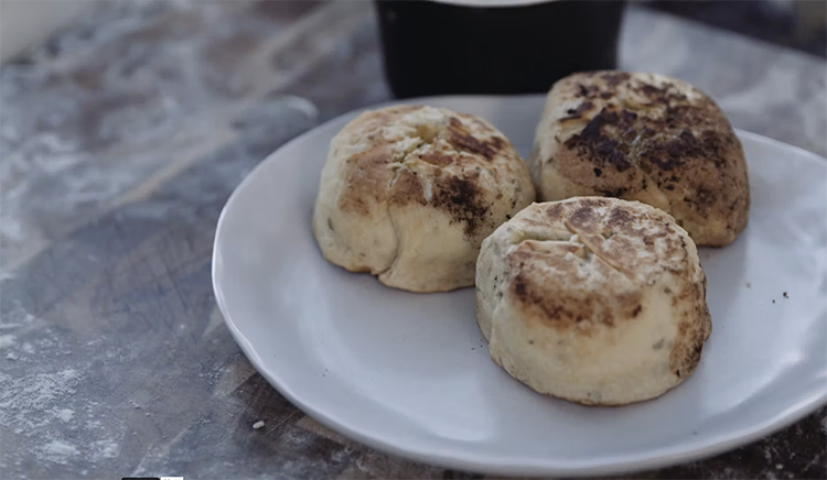 Savoury Pesto Parmesan Scone